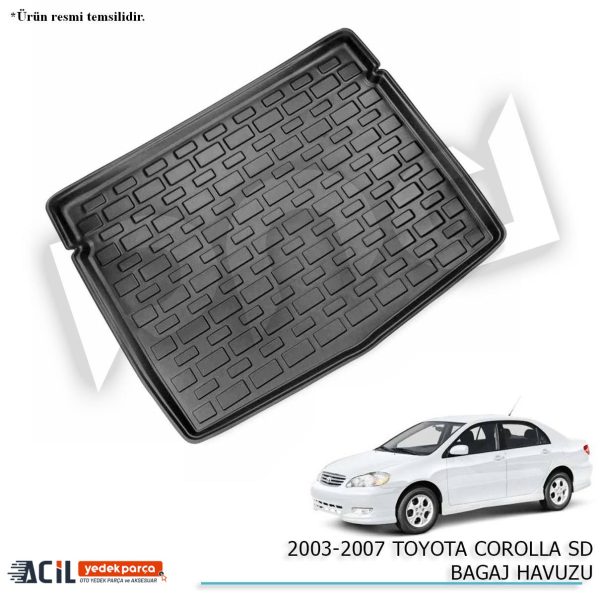 2003-2007 TOYOTA COROLLA SD BAGAJ HAVUZU
