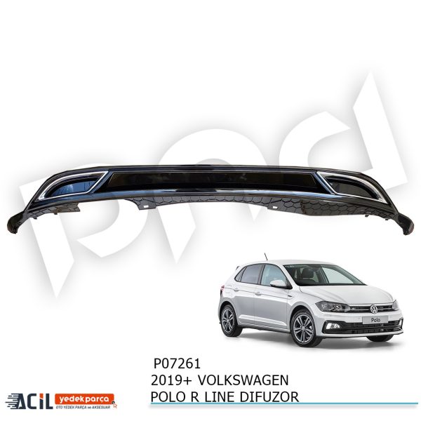2019+ VOLKSWAGEN POLO R LINE DIFUZOR