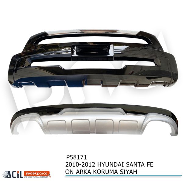 2010-2012 HYUNDAI SANTA FE ON ARKA KORUMA SIYAH