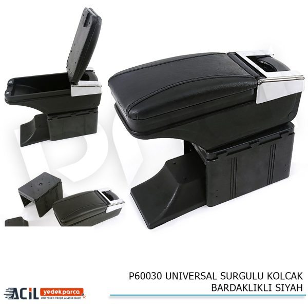 UNIVERSAL SURGULU KOLCAK BARDAKLIKLI SIYAH