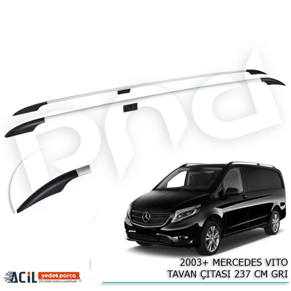 2003+ MERCEDES VITO EXT UZUN TAVAN CITASI GOLD GRI