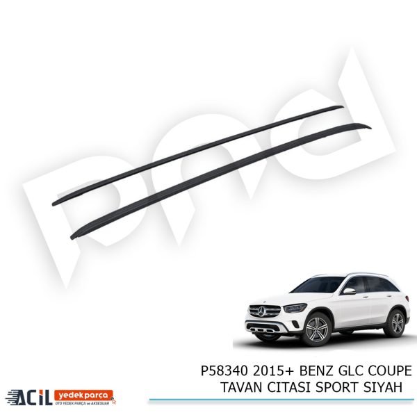2015+ BENZ GLC COUPE TAVAN CITASI SPORT SIYAH