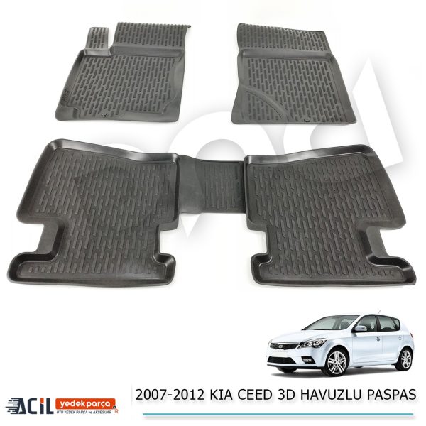 2007-2012 KIA CEED 3D HAVUZLU PASPAS