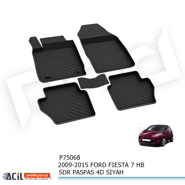 2009-2015 FORD FIESTA 7 HB 5KP PASPAS 4D SIYAH