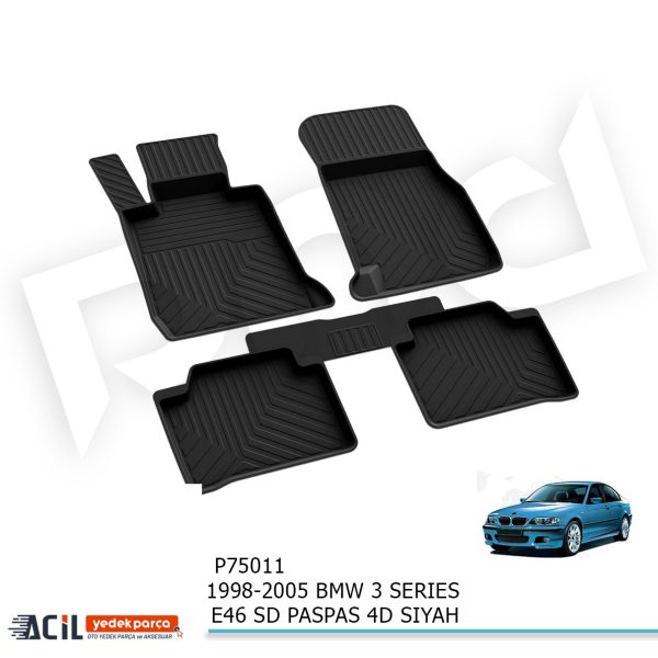 1998-2005 BMW 3 SERIES E46 SD PASPAS 4D SIYAH