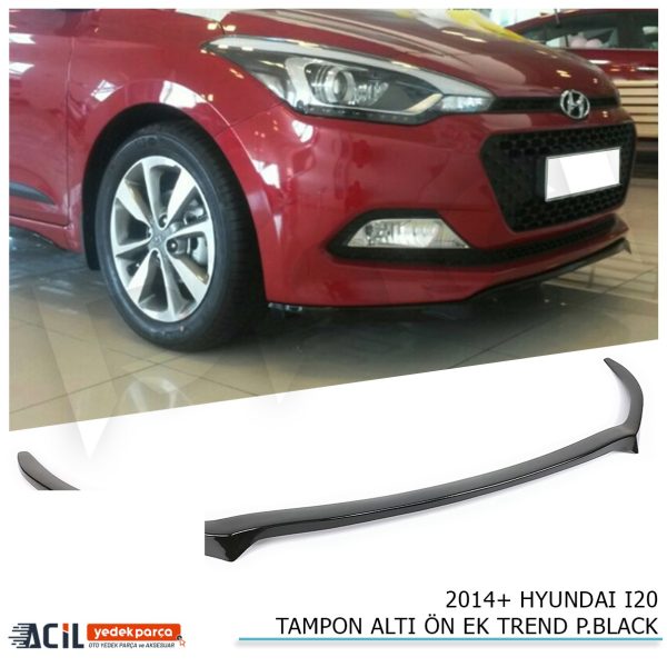 2014+ HYUNDAI I20 TAMPON ALTI ON EK TREND P SIYAH