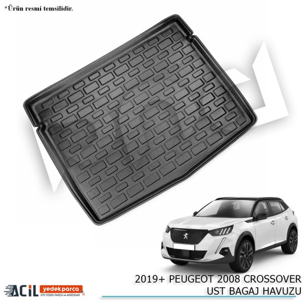 2019+ PEUGEOT 2008 CROSSOVER UST BAGAJ HAVUZU
