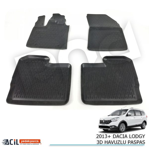 2013+ DACIA LODGY 3D HAVUZLU PASPAS
