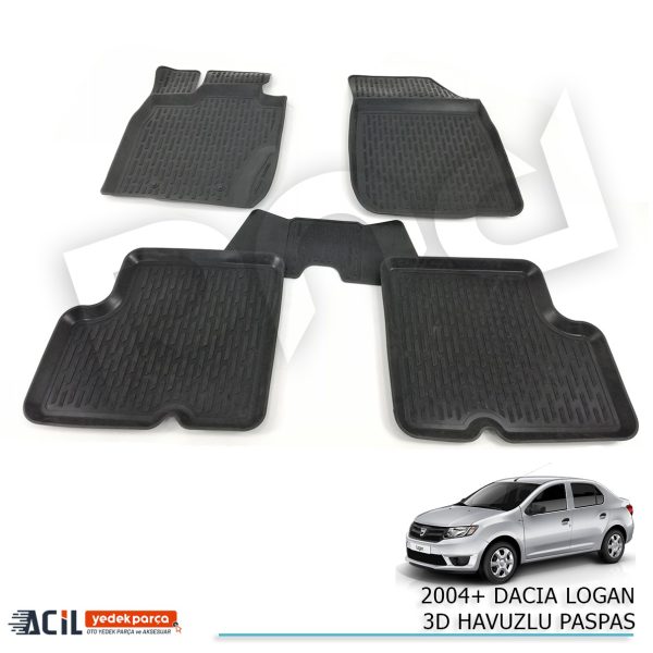 2004+ DACIA LOGAN 3D HAVUZLU PASPAS