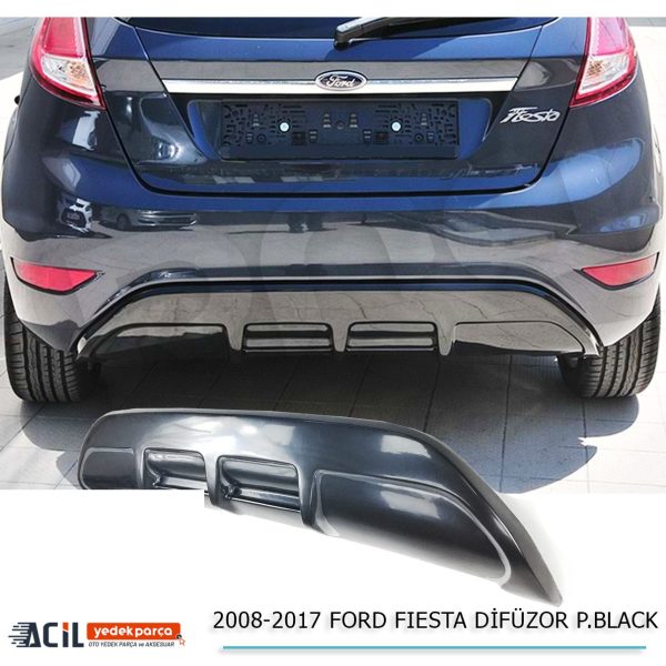 2008-2017  FORD FIESTA DIFUZOR ST CIKISSIZ,P.BLACK