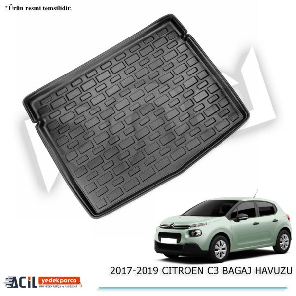 2017-2019 CITROEN C3 BAGAJ HAVUZU