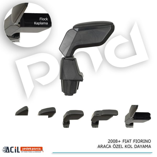 2008+ FIAT FIORINO ARACA OZEL KOL DAYAMA SIYAH