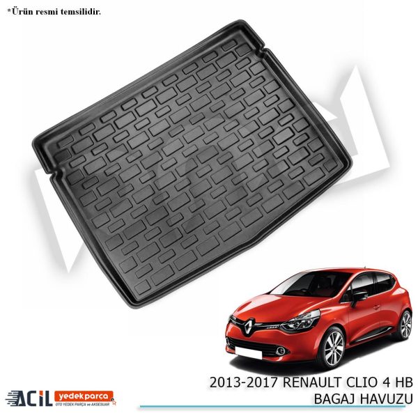2013-2017 RENAULT CLIO 4 HB BAGAJ HAVUZU