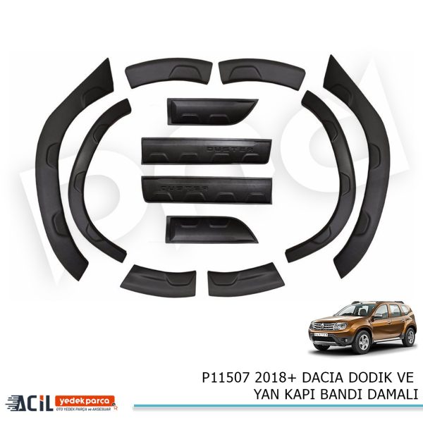 2018+ DACIA DUSTER DODIK VE YAN KAPI BANDI DAMALI