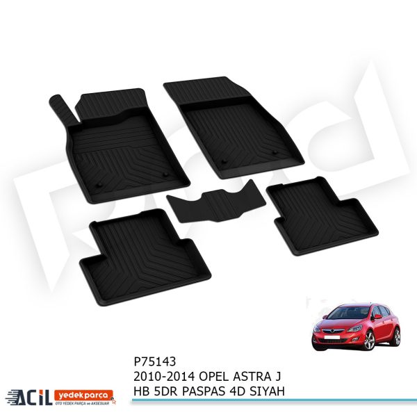 2010-2014 OPEL ASTRA J HB 5KP PASPAS 4D SIYAH