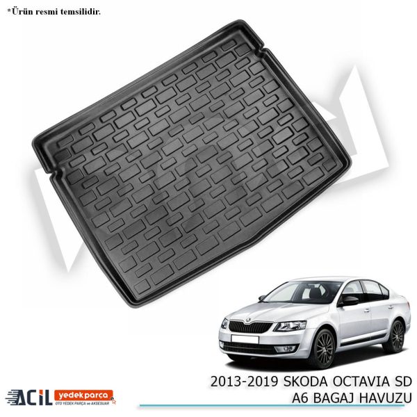 2013-2019 SKODA OCTAVIA SD A6 BAGAJ HAVUZU