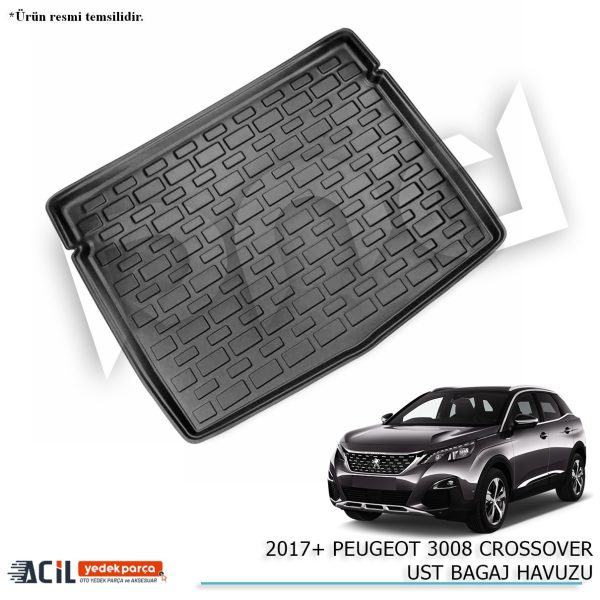 2017+ PEUGEOT 3008 CROSSOVER UST BAGAJ HAVUZU