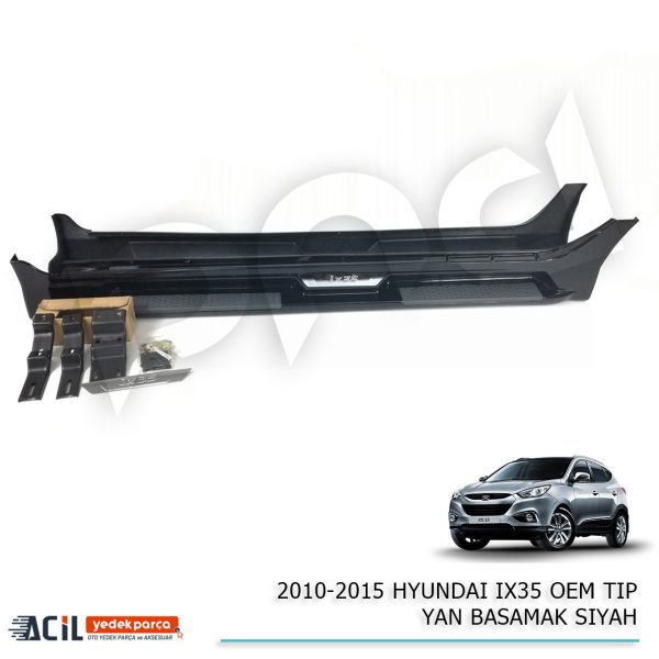 HYUNDAI IX35 OEM TIP YAN BASAMAK SIYAH