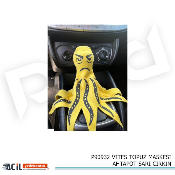VITES TOPUZ MASKESI AHTAPOT SARI CIRKIN