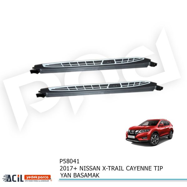 2014-2020 NISSAN X-TRAIL CAYENNE TIP YAN BASAMAK