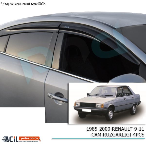 1985-2000 RENAULT 9-11 CAM RUZGARLIGI 4PCS