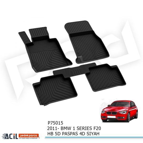 2011- BMW 1 SERIES F20 HB 5KP PASPAS 4D SIYAH