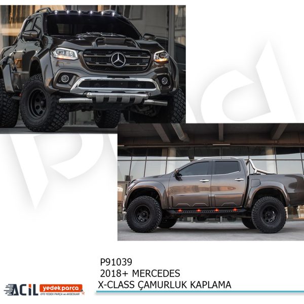 2018+ MERCEDES X-CLASS ÇAMURLUK KAPLAMA