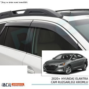 2019-2021  HYUNDAI ELANTRA CAM RUZGARLIGI KROMLU