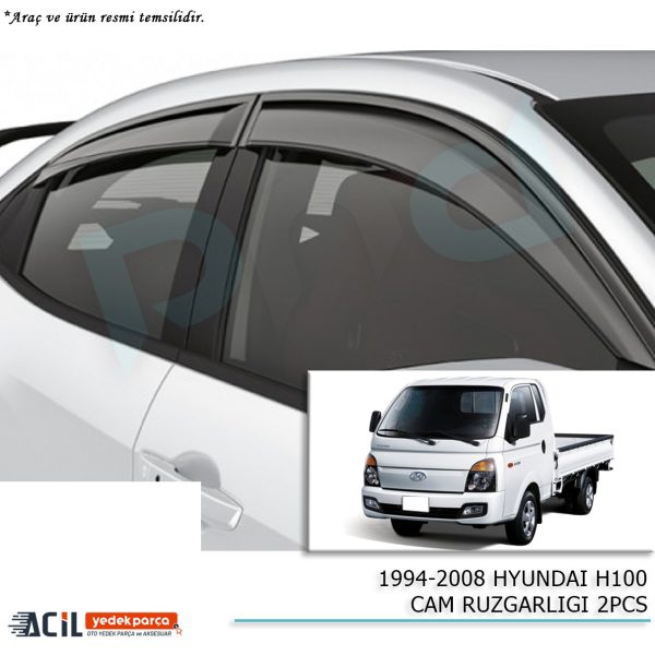 1994-2008 HYUNDAI H100 MNBS CAM RUZGARLIGI 2PCS