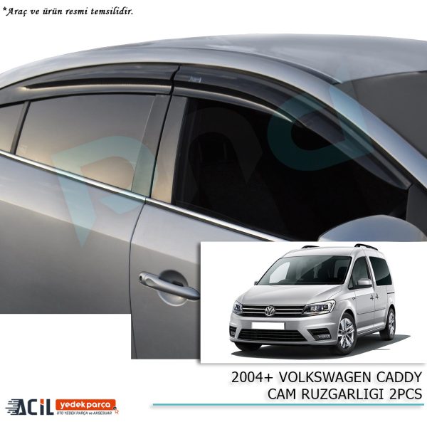 2004+ VOLKSWAGEN CADDY CAM RUZGARLIGI 2PCS