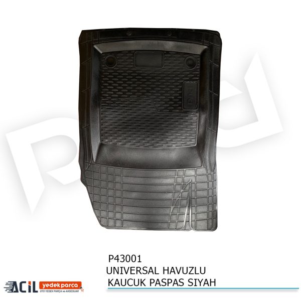 UNIVERSAL HAVUZLU KAUCUK PASPAS SIYAH 7 LI