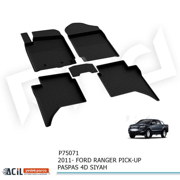 2015-2022 FORD RANGER PICK-UP PASPAS 4D SIYAH
