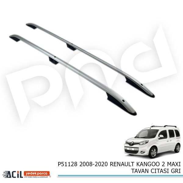 2008-2020 RENAULT KANGO 2 MAXI TAVAN CITASI GRI