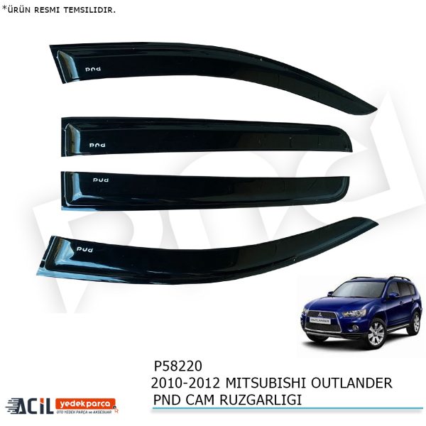 2010-2012 MITSUBISHI OUTLANDER PND CAM RUZGARLIGI