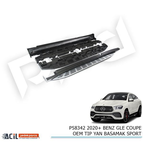 2020+ BENZ GLE COUPE OEM TIP YAN BASAMAK SPORT