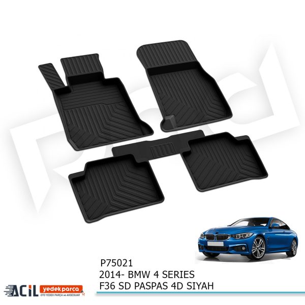 2014- BMW 4 SERIES F36 SD PASPAS 4D SIYAH