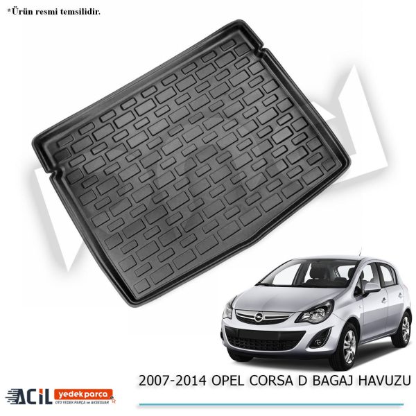 2007-2014 OPEL CORSA D BAGAJ HAVUZU