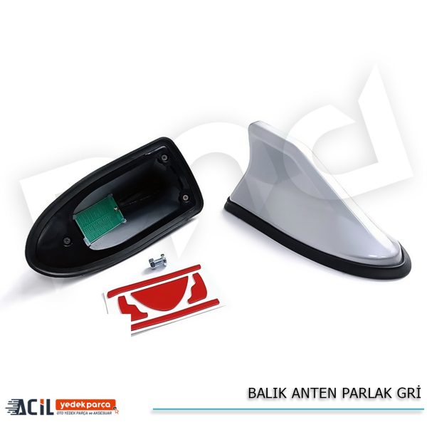 BALIK ANTEN PARLAK GRI