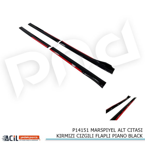 MARSPIYEL ALT CITASI KIRMIZI CIZGILI FLAPLI PIANO