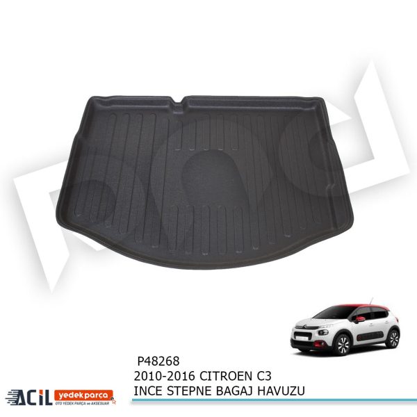 2010-2016 CITROEN C3 INCE STEPNE BAGAJ HAVUZU