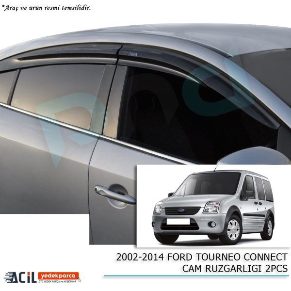 2002-2014 FORD TOURNEO CONNECT CAM RUZGARLIGI 2PCS