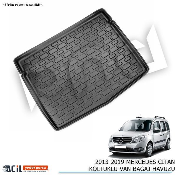 2013-2019 MERCEDES CITAN KOLTUKLU VAN BAGAJ HAVUZU