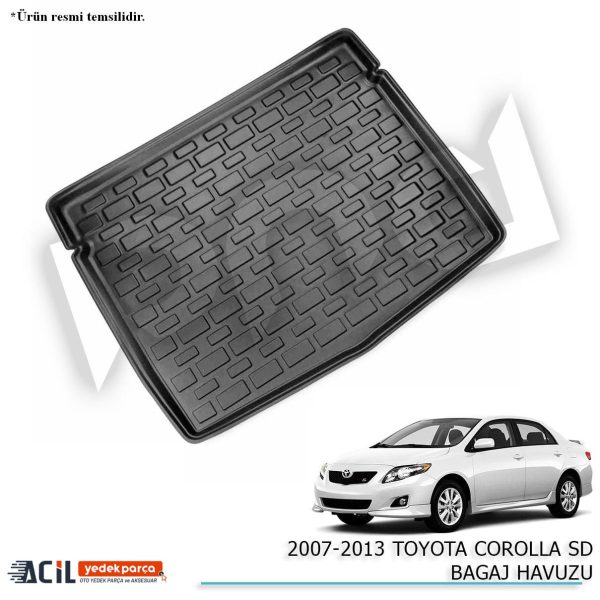 2007-2013 TOYOTA COROLLA SD BAGAJ HAVUZU