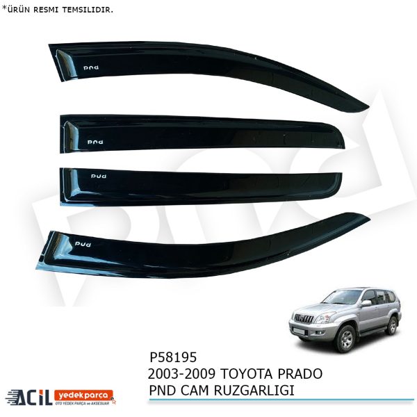 2003-2009 TOYOTA PRADO PND CAM RUZGARLIGI