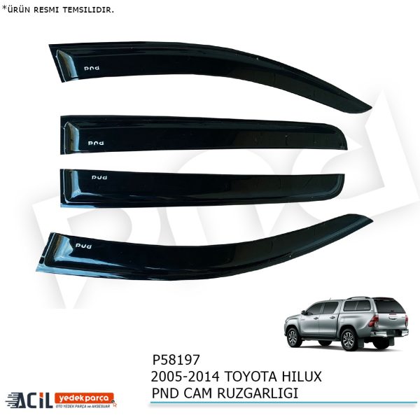 2005-2014 TOYOTA HILUX PND CAM RUZGARLIGI