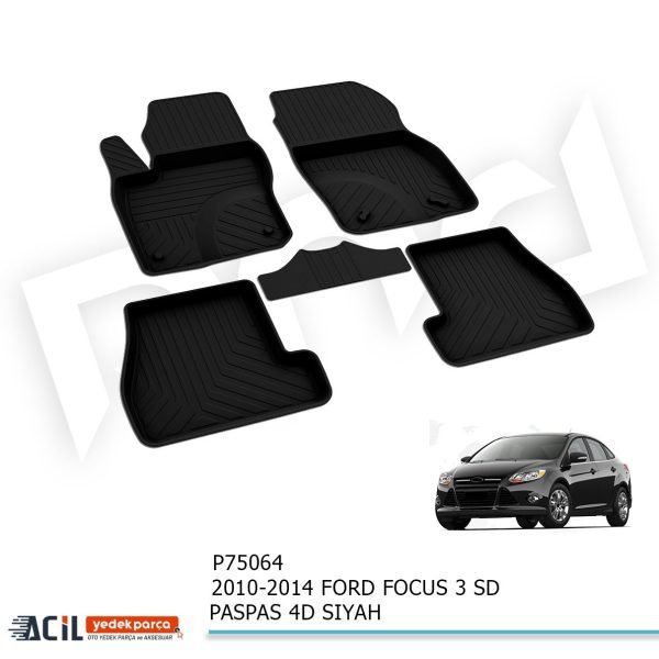 2010-2014 FORD FOCUS 3 SD PASPAS 4D SIYAH
