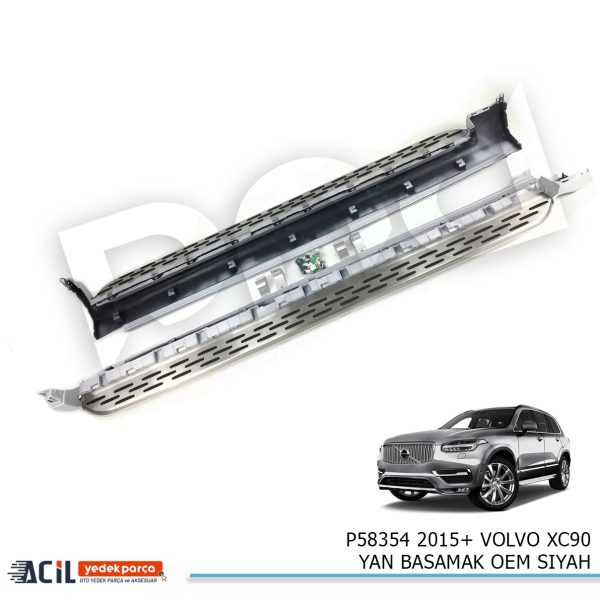 2015+ VOLVO XC90 YAN BASAMAK OEM SIYAH