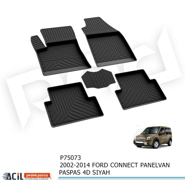 2002-2014 FORD CONNECT PANELVAN PASPAS 4D SIYAH
