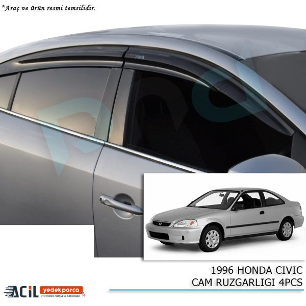 1996 HONDA CIVIC CAM RUZGARLIGI 4PCS
