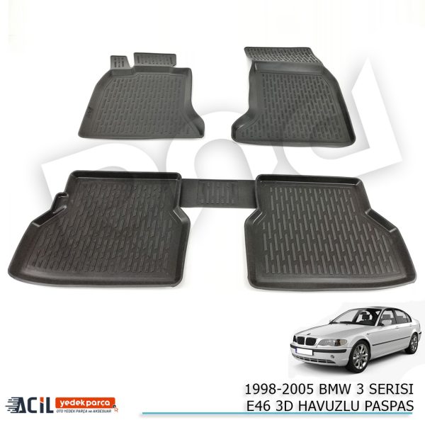 1998-2005 BMW 3 SERISI E46 3D HAVUZLU PASPAS